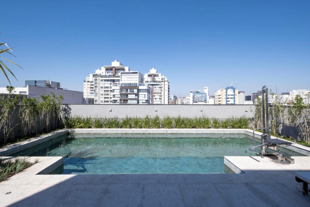 Studio Automatizado Luxo Andar Alto São Paulo Buitenkant foto